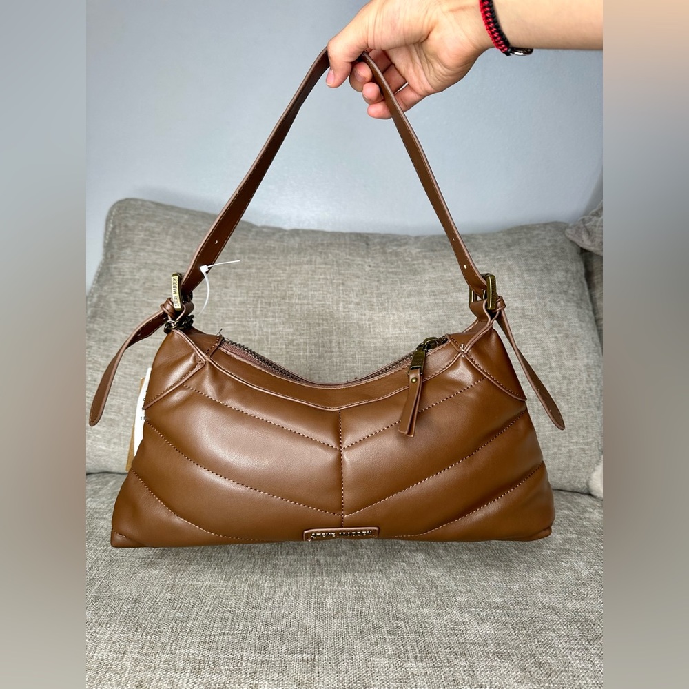 Beautiful Brown Faux Leather Shoulder bag from Steve Madden